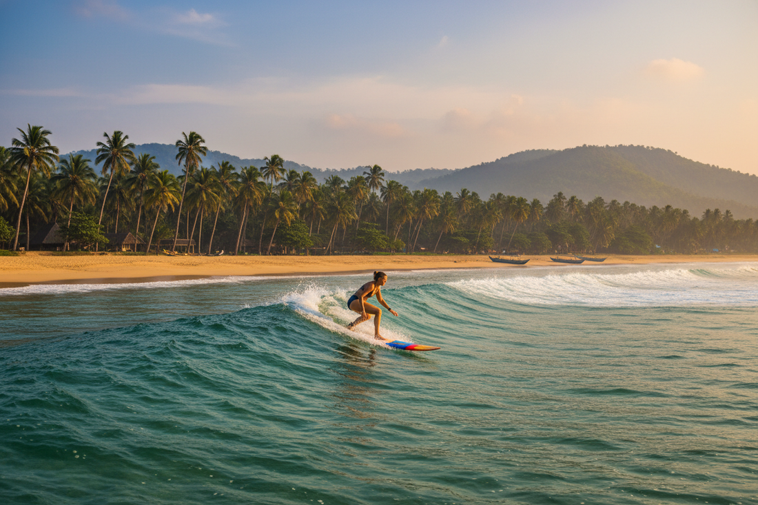 Surfing in Sri Lanka