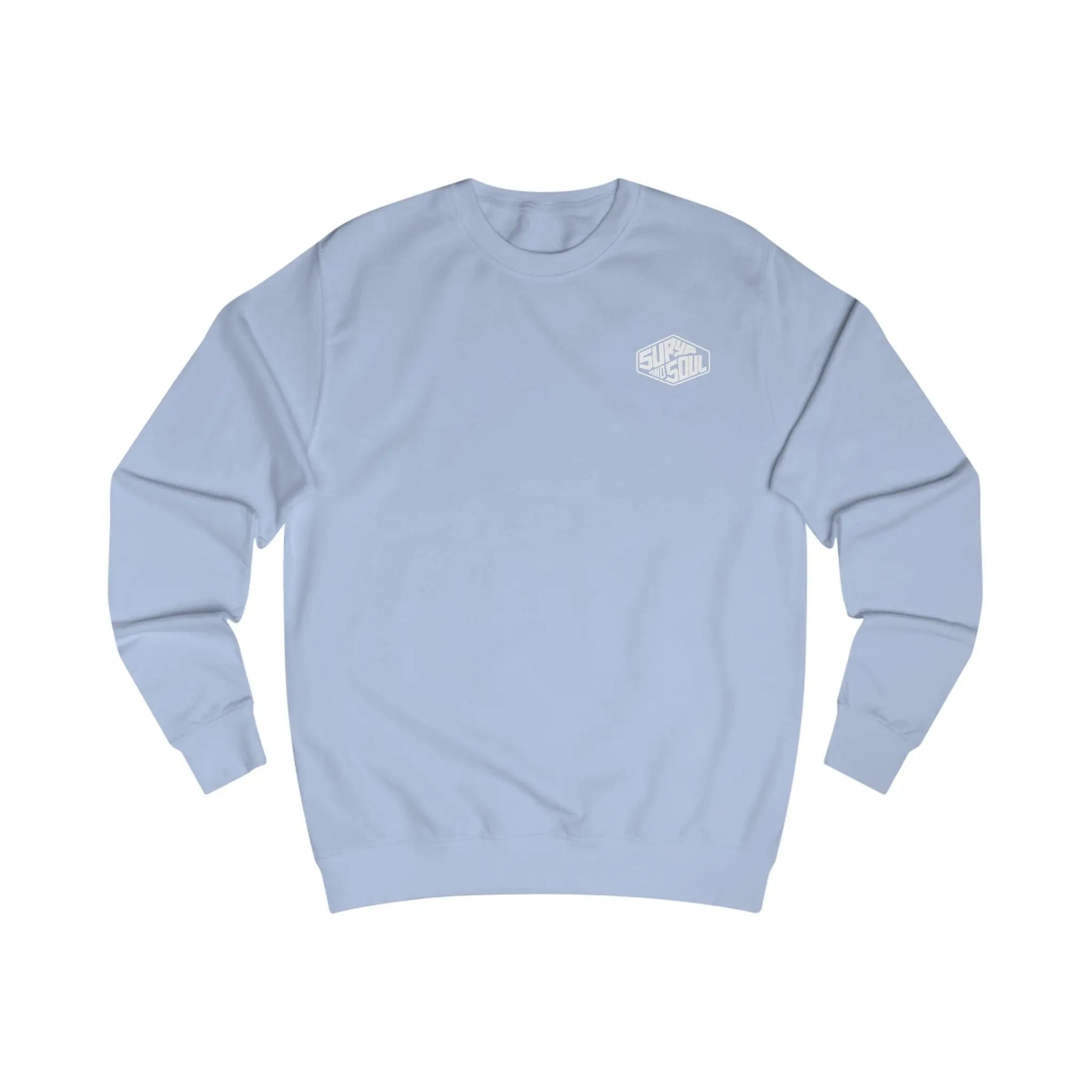 Light Blue Surya and Soul sweatshirt front picture
