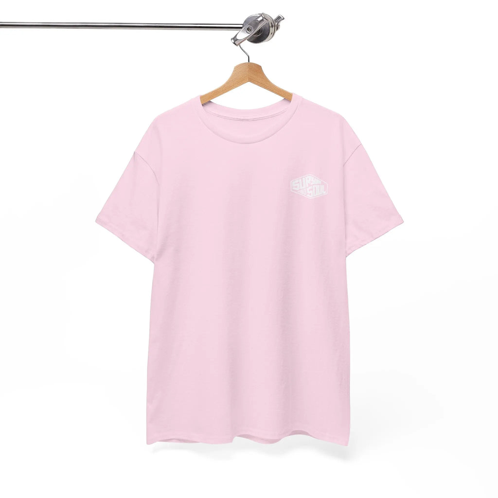 Light Pink Classic Surya and Soul Tee front hanged picture