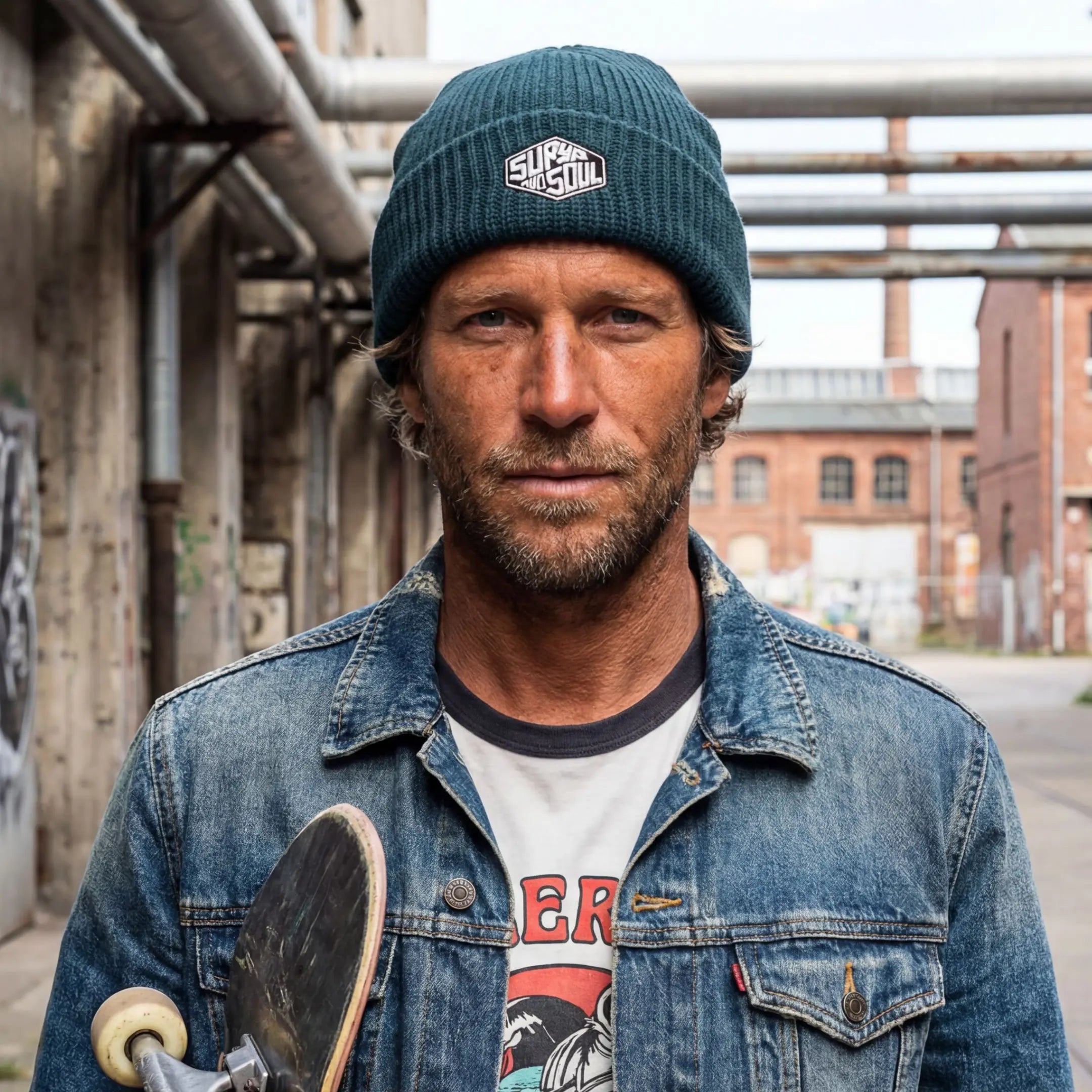 Main Surya and Soul Petrol Blue Beanie picture