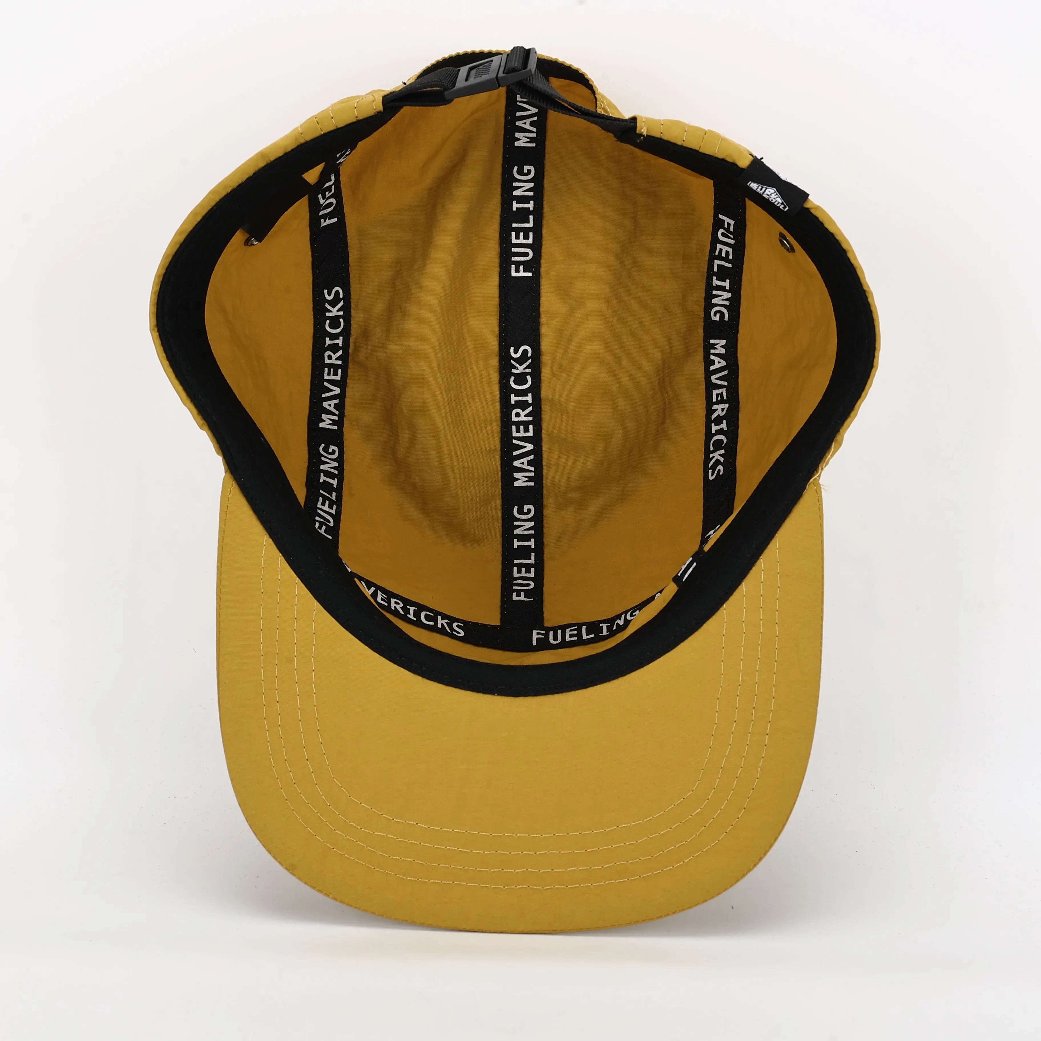 Surya and Soul 5 Panel cap Mustard inside