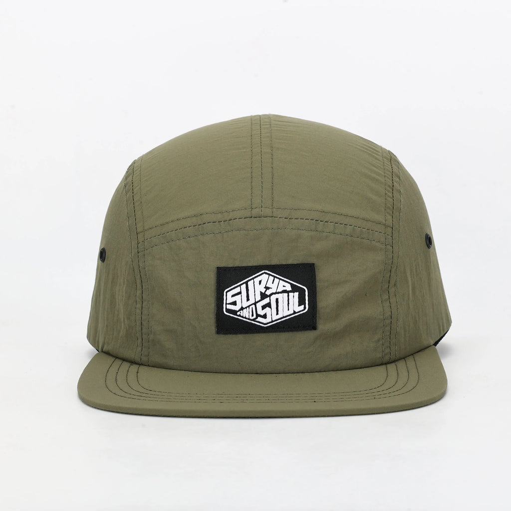 Surya and Soul 5 Panel cap Olive front