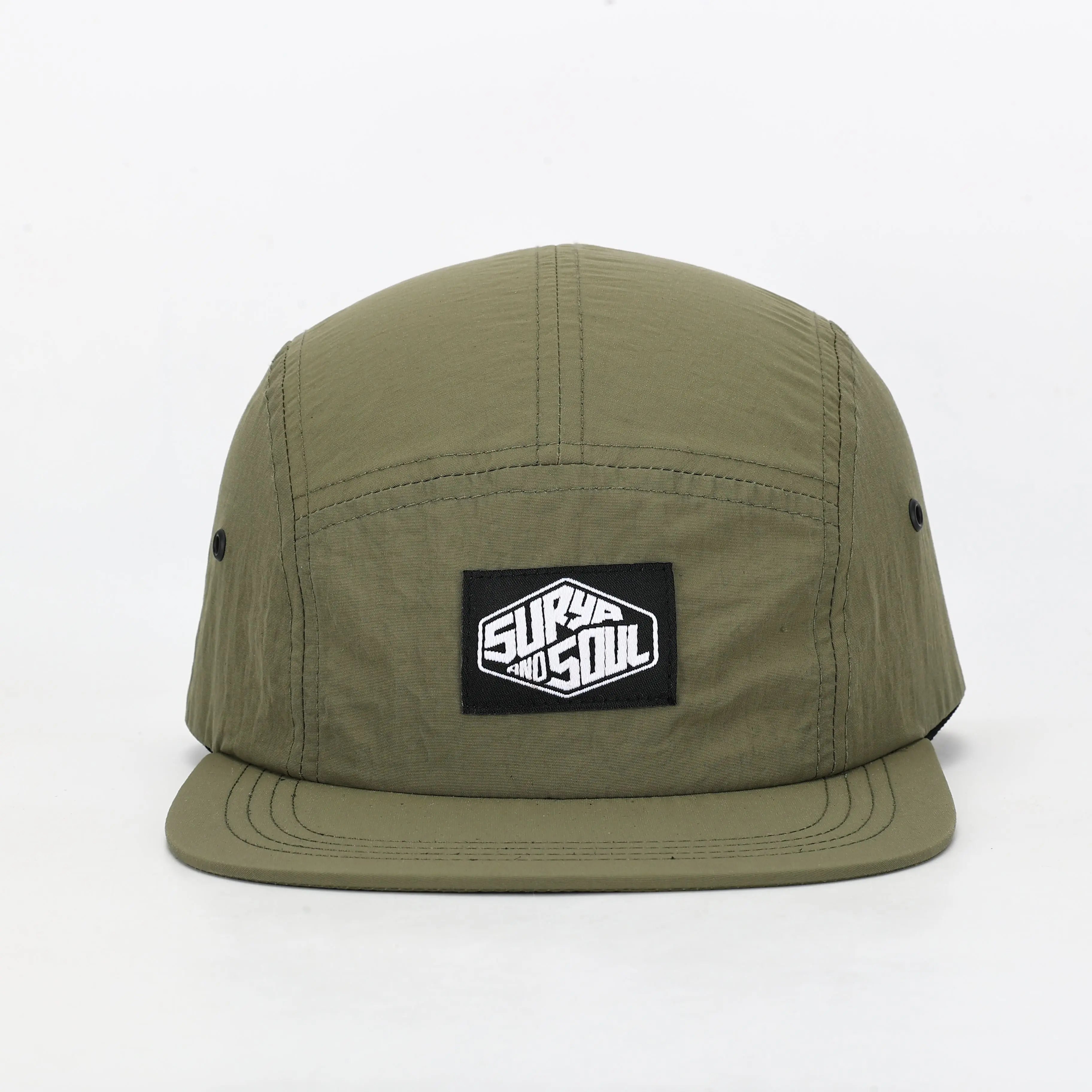 Surya and Soul 5 Panel cap Olive front