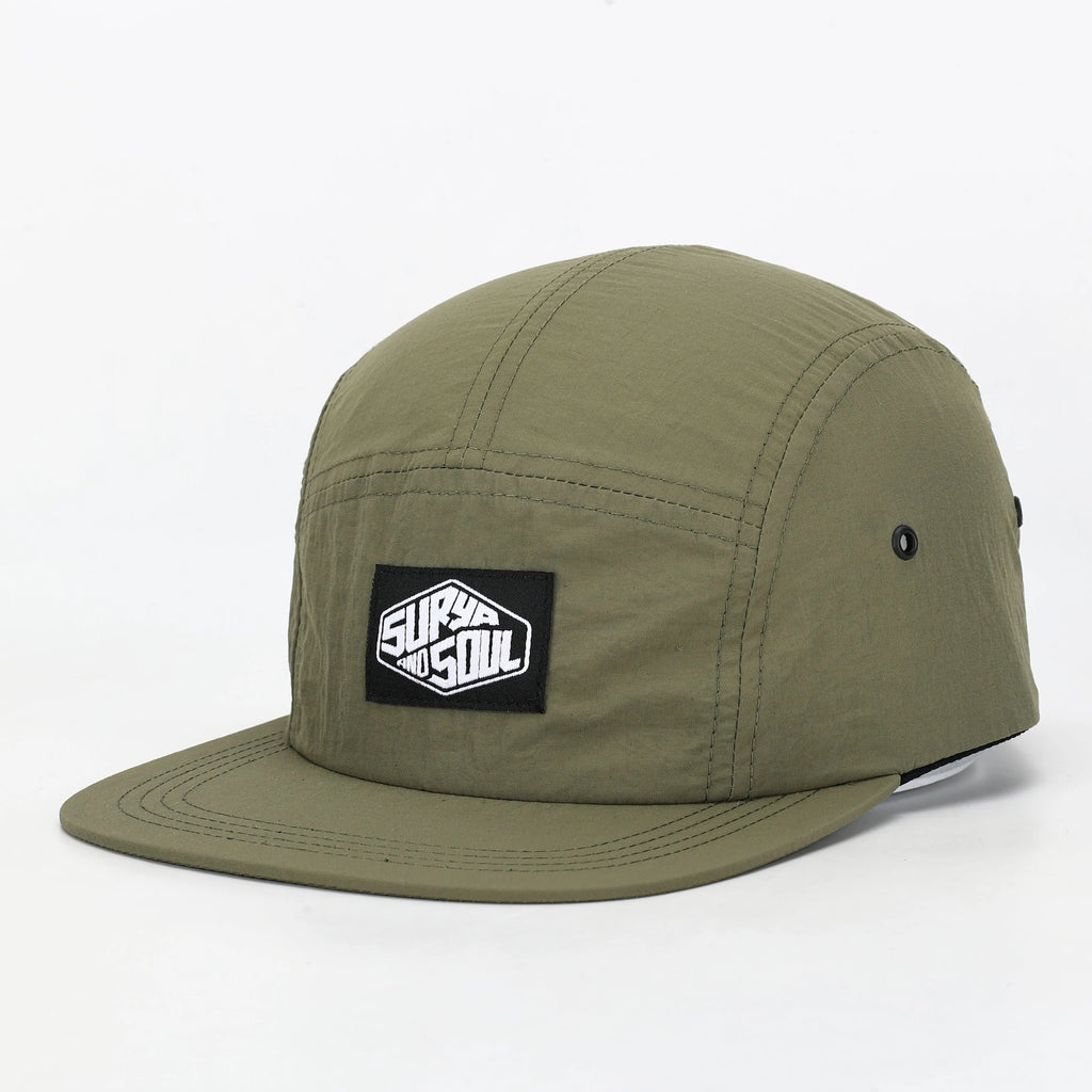 Surya and Soul 5 Panel cap Olive side