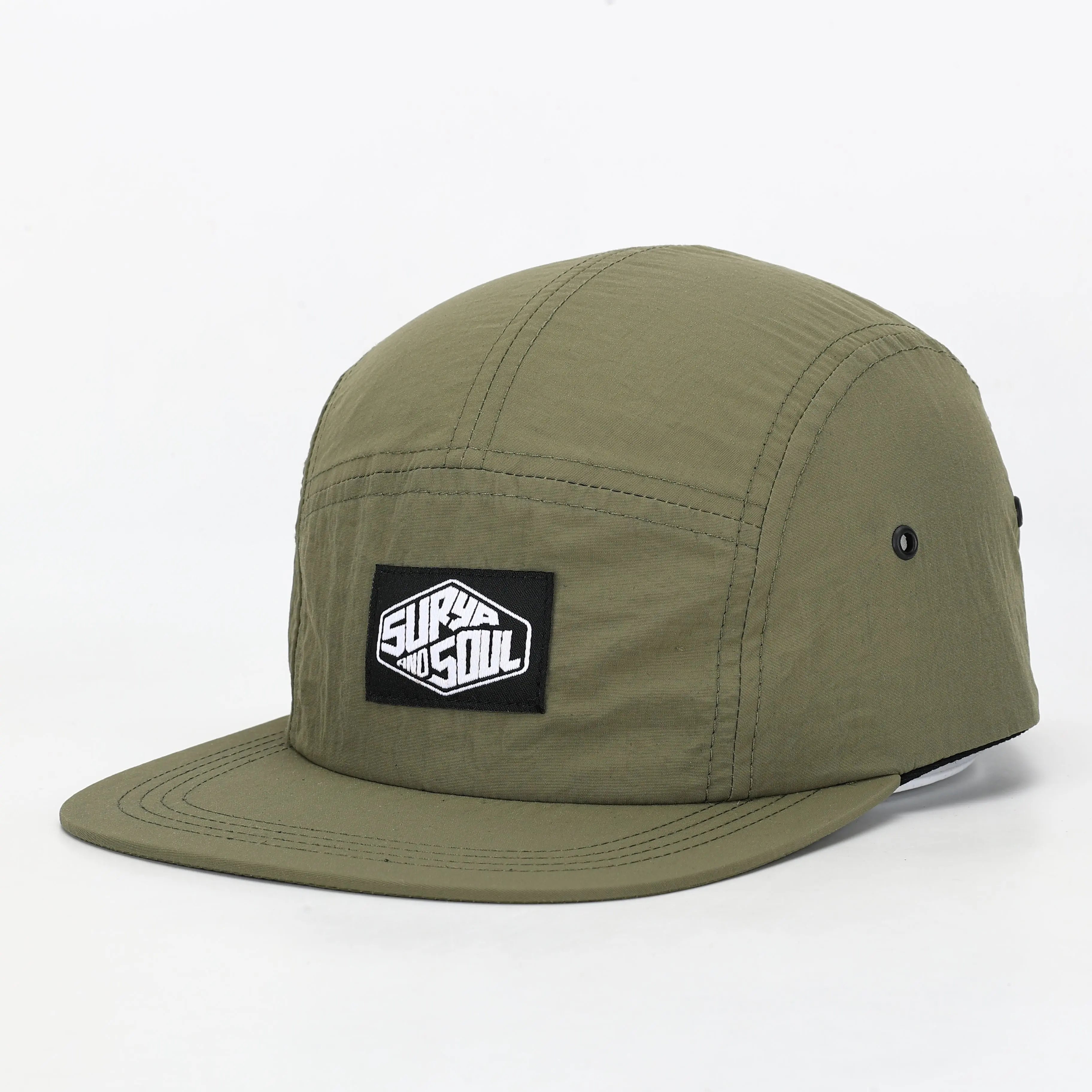 Surya and Soul 5 Panel cap Olive side