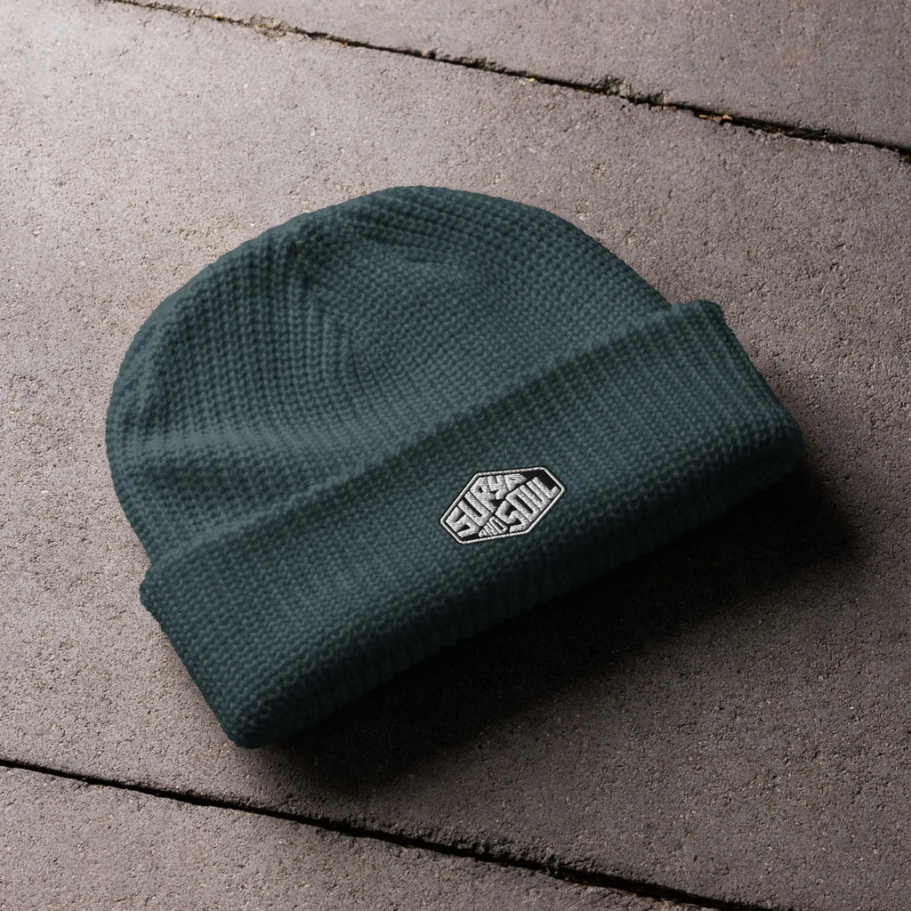 Surya and Soul Fisherman Beanie Petrol Blue Flat