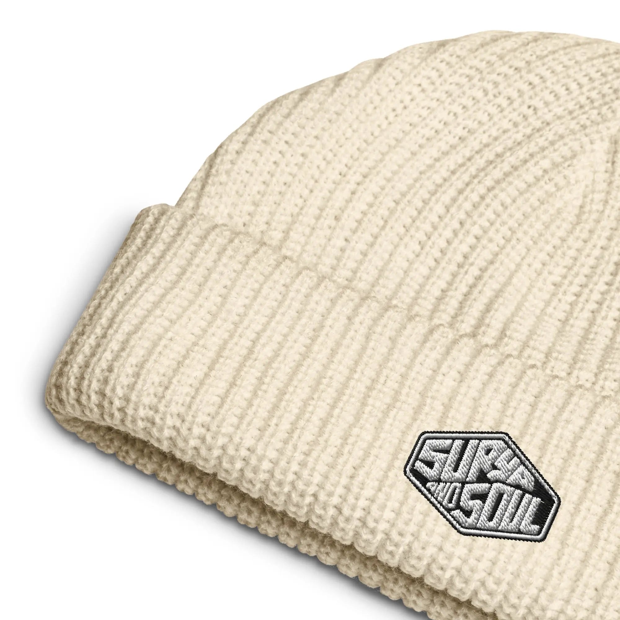 Surya and Soul Fisherman Beanie Sand Flat Side