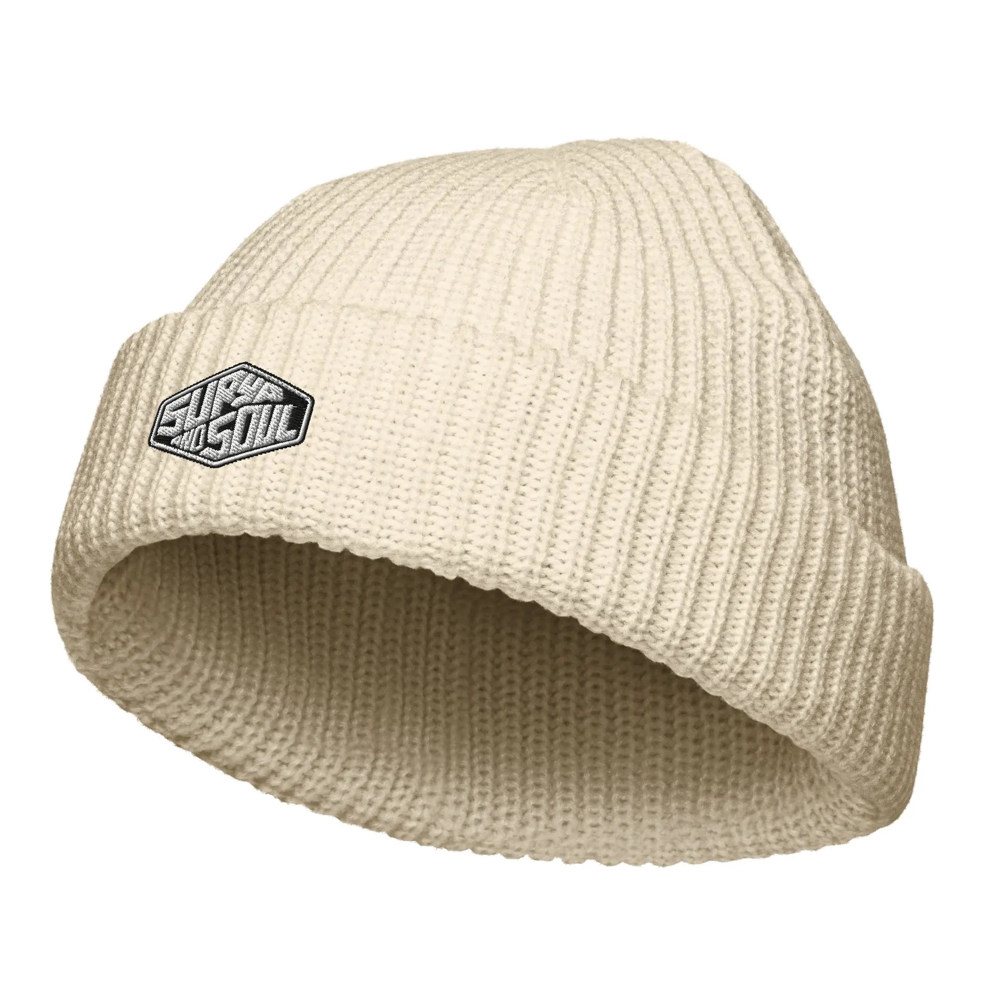 Surya and Soul Fisherman Beanie sand side