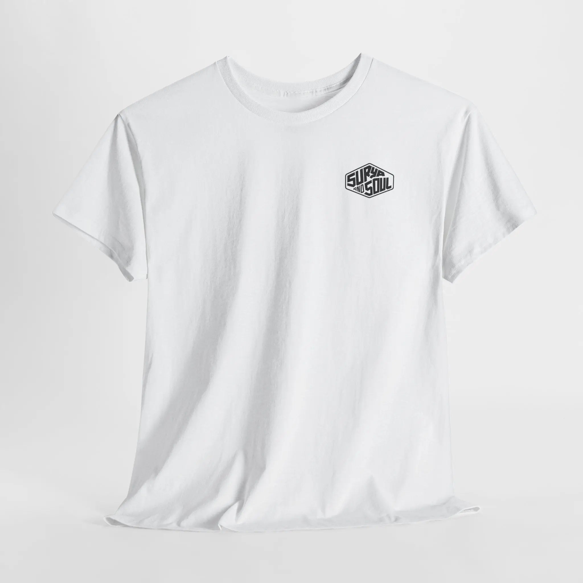 White Classic Surya and Soul Tee front picture