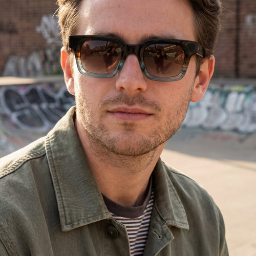 Surya and Soul Sonnenbrille Swell - Braun/Blau